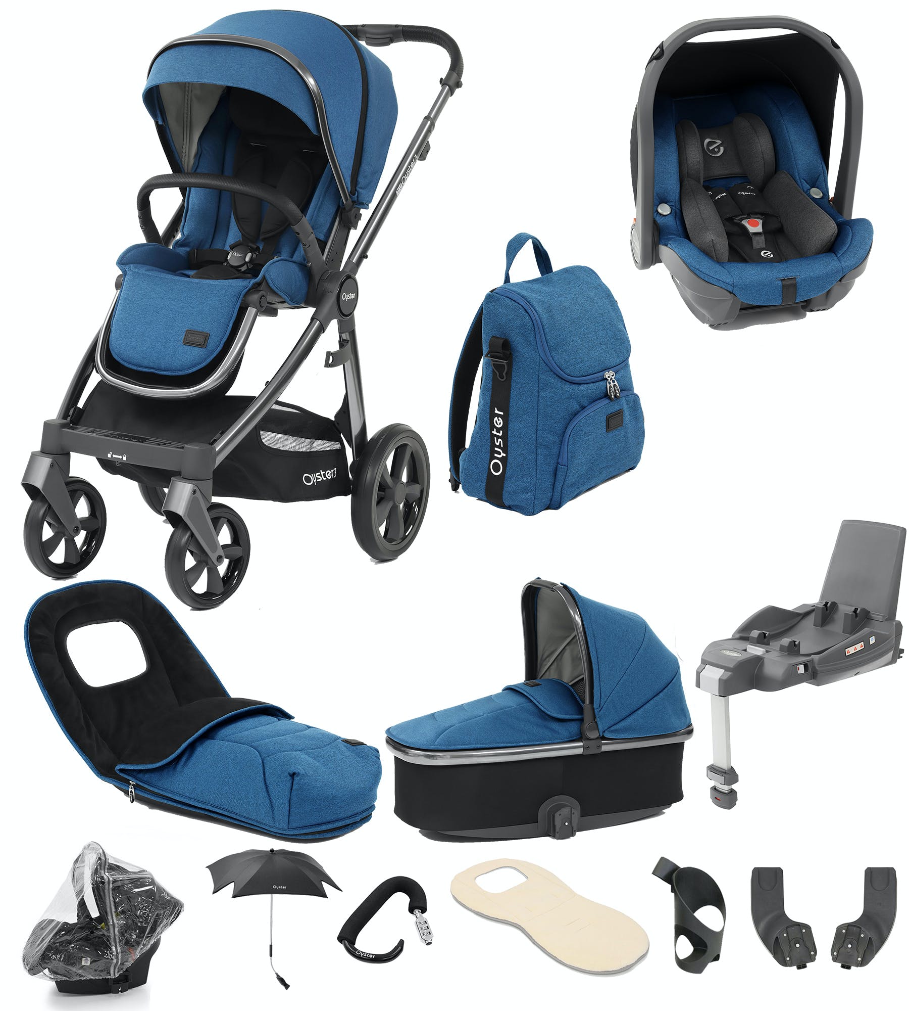 BabyStyle Oyster 3 Ultimate Bundle 'King Fisher'